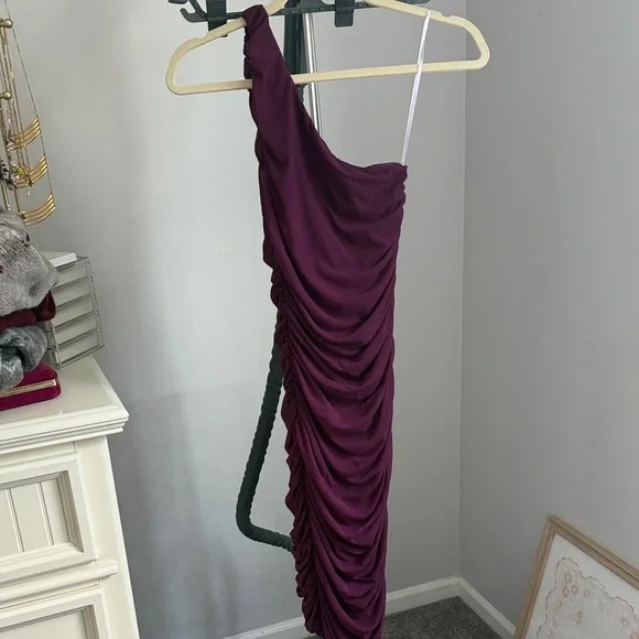 Lulus Fitted Plum Dress - Picture 2 of 3